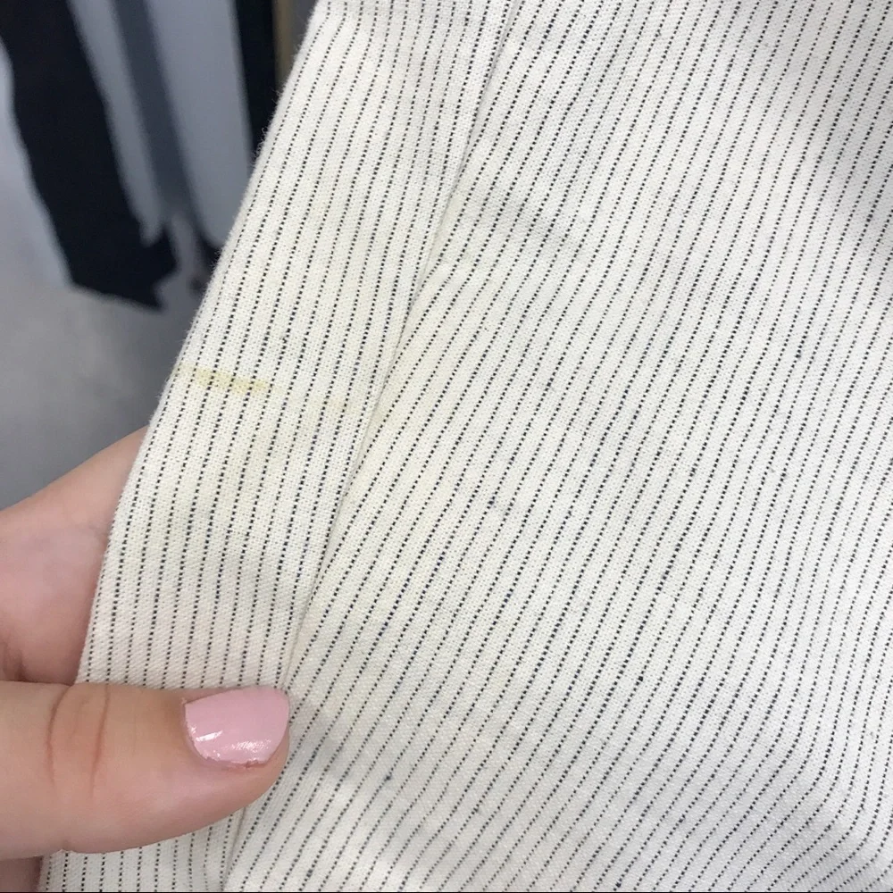 Edun Tan & Grey Pinstriped Blazer - Picture 4 of 4